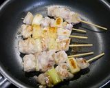 簡単！やきとりのフライパン焼き☆甘～い作り方3写真