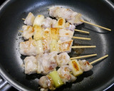 簡単！やきとりのフライパン焼き☆甘～い作り方3写真
