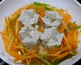 簡単！野菜たっぷりシューマイ煮作り方3写真