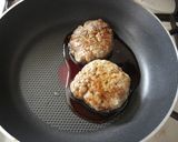 ランチに★鰻の蒲焼のタレでロコモコ丼♪作り方3写真