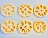 我が家のシンプル♡蓮根エビ挟み揚げ♡作り方2写真