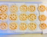 我が家のシンプル♡蓮根エビ挟み揚げ♡作り方6写真