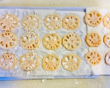 我が家のシンプル♡蓮根エビ挟み揚げ♡作り方9写真
