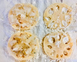 我が家のシンプル♡蓮根エビ挟み揚げ♡作り方11写真
