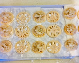 我が家のシンプル♡蓮根エビ挟み揚げ♡作り方12写真