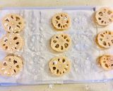 我が家のシンプル♡蓮根エビ挟み揚げ♡作り方13写真
