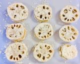 我が家のシンプル♡蓮根エビ挟み揚げ♡作り方15写真