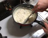 やさしい味の米から作る牛乳リゾット作り方4写真
