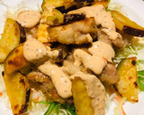 鶏肉とさつまいものマスタードマヨかけ作り方1写真