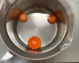 お弁当に甘くない飾り人参〜(o˘◡˘o)作り方4写真