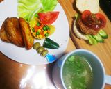 ランチ☀️にハンバーガー屋さんゴッコ☺️作り方12写真
