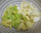 さっぱり香ばしいセロリチャーハン☆作り方1写真
