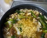 ピリッと生姜ときのこのあんかけうどん作り方7写真