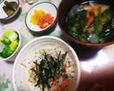 あさり水煮缶で→☀️簡単☺️朝食☀️作り方3写真