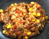 魚肉ソーセージ&ルーで簡単ドライカレー作り方5写真
