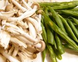 鮭と野菜の酒蒸し豆乳ソース作り方2写真