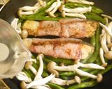 鮭と野菜の酒蒸し豆乳ソース作り方3写真