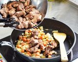 本格フレンチ★子羊の煮込み春野菜添え作り方7写真