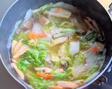 野菜と焼売の食べるスープ作り方8写真