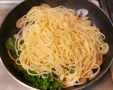 春のケールとイタリアンパセリのボンゴレ作り方9写真