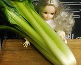 リカちゃん♡小松菜クラッシュアーモンド和作り方1写真