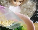 リカちゃん♡小松菜クラッシュアーモンド和作り方11写真