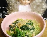 リカちゃん♡小松菜クラッシュアーモンド和作り方15写真