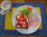 仕事初めや勝負の日に家族へ♥️苺トースト作り方3写真