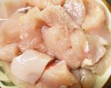 全てレンジ胸肉根菜ヤンニョムチキン風蒸煮作り方2写真