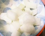 全てレンジ胸肉根菜ヤンニョムチキン風蒸煮作り方4写真