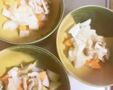 全てレンジ胸肉根菜ヤンニョムチキン風蒸煮作り方10写真