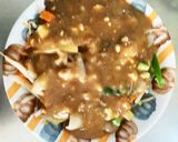 レンジオイマヨカレーひき肉のせドーム蒸し作り方14写真