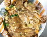 レンジオイマヨカレーひき肉のせドーム蒸し作り方16写真