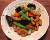 お弁当・・・17鶏と野菜の黒酢あん弁当作り方1写真