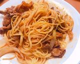 大盛り!洋食屋さんのスタミナパスタ作り方8写真