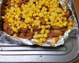 照り焼きチキンとコーンのチーズ焼き作り方1写真