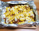 照り焼きチキンとコーンのチーズ焼き作り方3写真