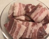 簡単豚バラ肉のケチャップ炒め作り方1写真