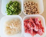 犬用*挽肉とビーフンのゴマ油炒め②作り方3写真