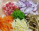 簡単！牛野菜の味噌チーズ煮作り方1写真