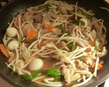 野菜たっぷり～塩焼そばあんかけ作り方3写真