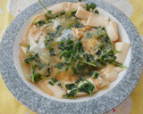 豆苗とお豆富のたまごとじ♪作り方11写真