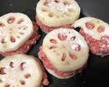 豚ミンチの簡単レンコン挟み焼き作り方4写真