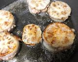 豚ミンチの簡単レンコン挟み焼き作り方5写真