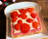 ✿ペッパー苺ジャムトーストチーズのっけ作り方4写真