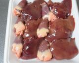 常備菜☆鶏レバーの照り照り煮作り方1写真