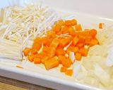 刻み玉ねぎと季節野菜の甘酒スープ作り方2写真