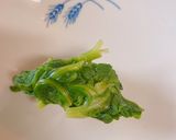 簡単！春菊の鰹節と辛子和え物作り方4写真