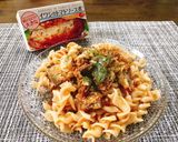 簡単！ショートパスタ イワシ缶作り方1写真