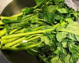 菜の花のバター炒め　ガーリック風味作り方1写真